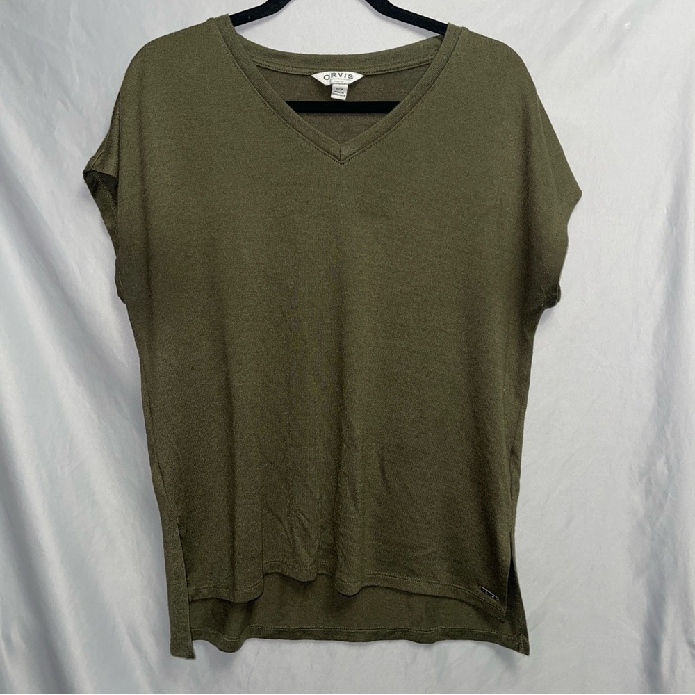 Orvis Women's Short Sleeve Olive Tee